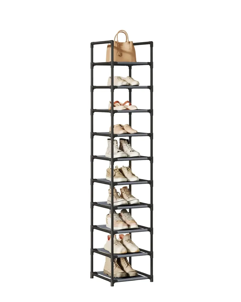 And OutdoorMatch Schoenenrek 10 Etages Grijs Smal 33 cm