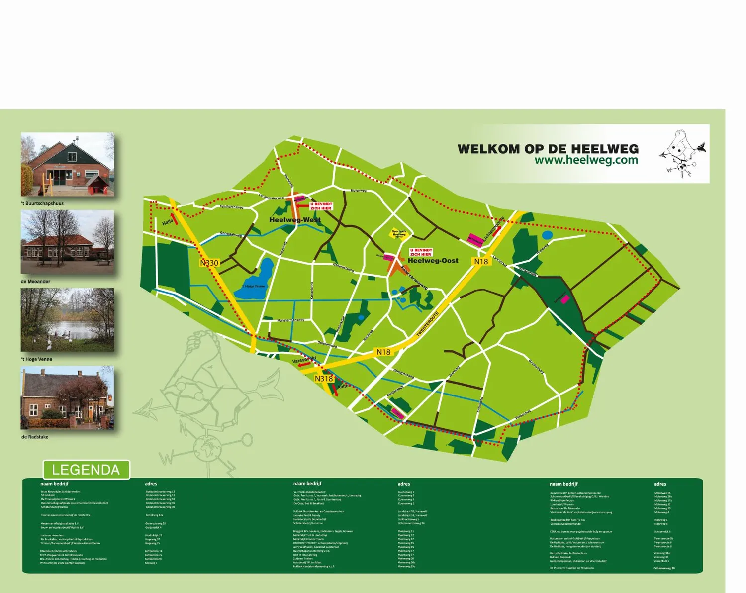 Jaap de Vries Hannover informatiekast plattegrond