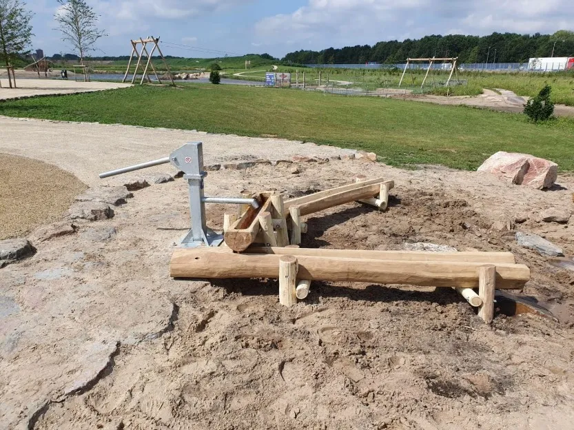 Jaap de Vries Producties waterspelen speeltoestel hout maatwerk