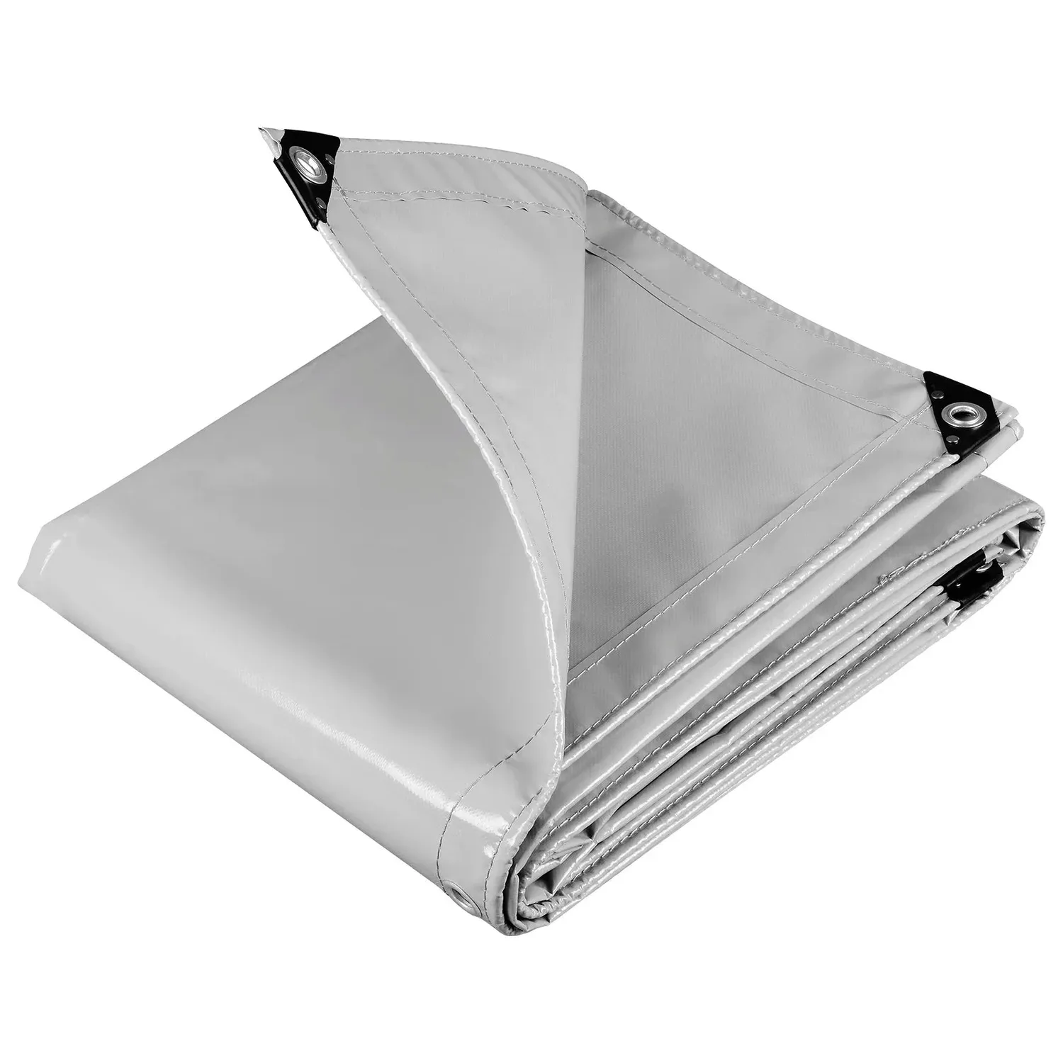 OutdoorMatch PVC Dekzeil 4x5m Lichtgrijs Waterdicht 500g