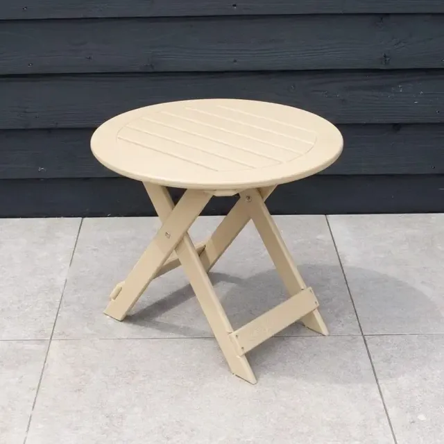 Comfychair bijzettafel crème weerbestendig