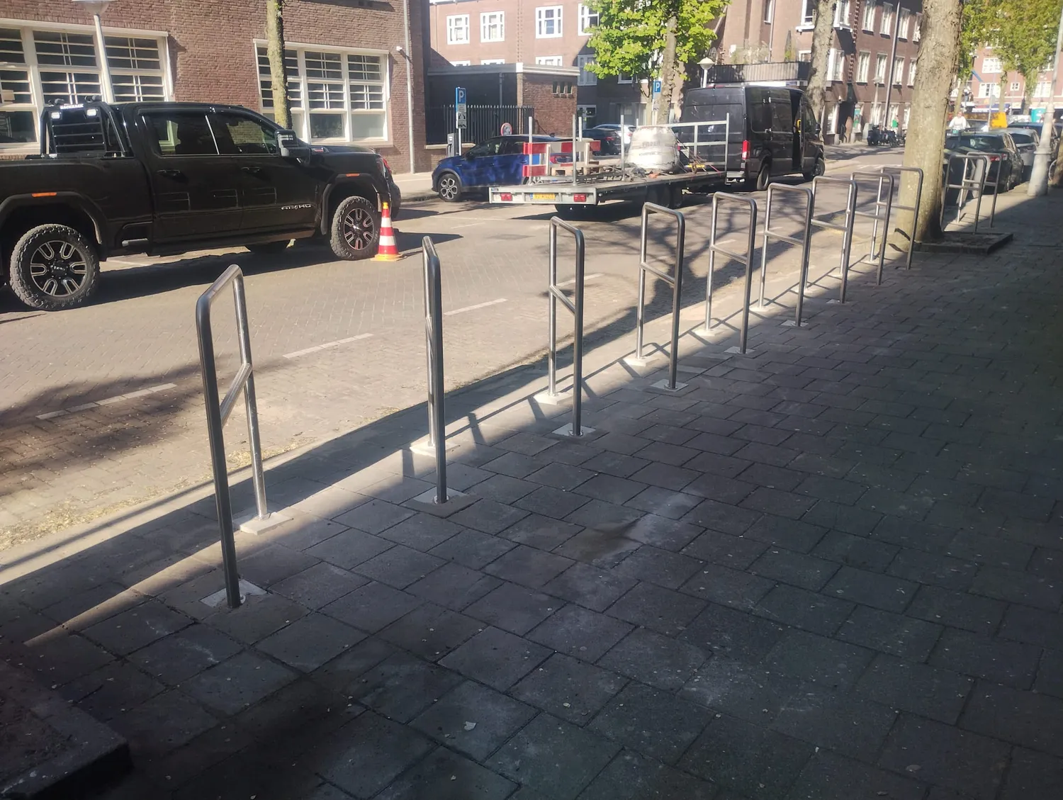 Jaap de Vries Producties Trento fietsnietje RVS 60-120 cm