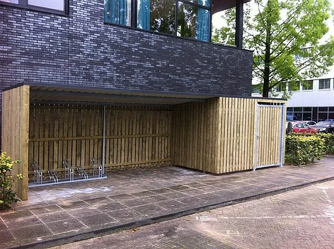 Groundlevel Samson fietsenstalling staal overkapping modulair