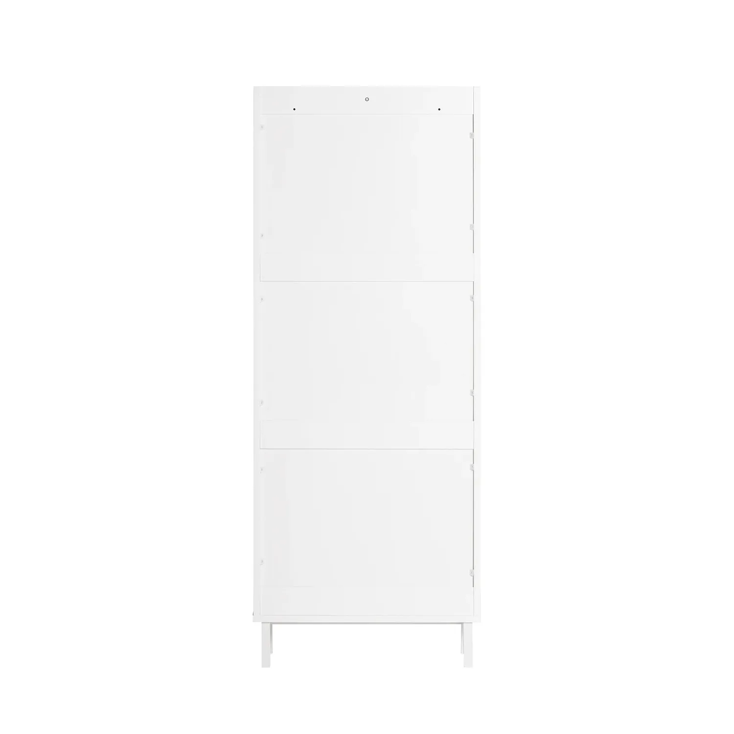 OutdoorMatch Schoenenkast wit 50 cm schoenenkast 3 kleppen smal