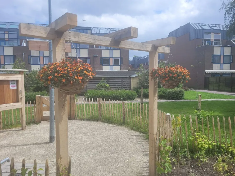 Jaap de Vries Salland pergola eikenhout maatwerk