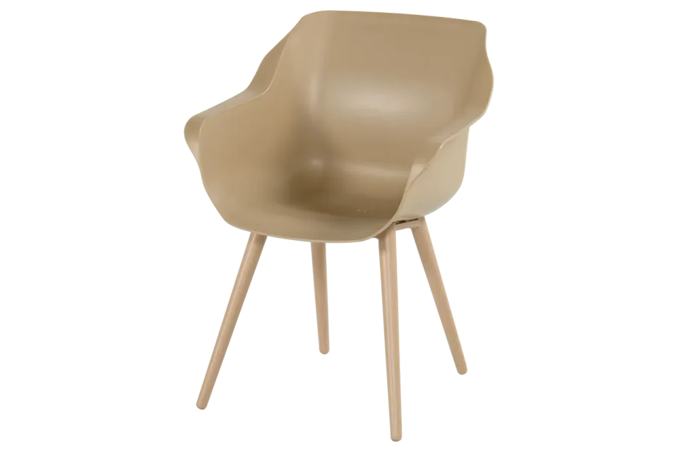 Hartman Sophie Studio dining kuipstoel Cappuccino alu