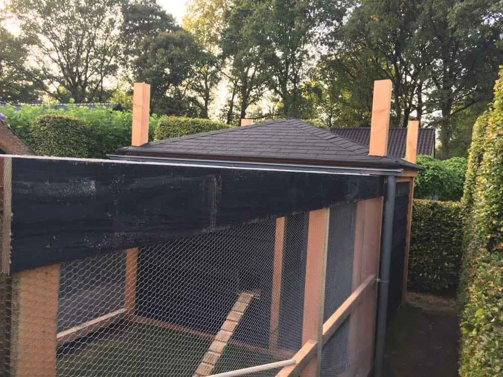 Jaap de Vries Barneveld kippenhok douglas nachthok