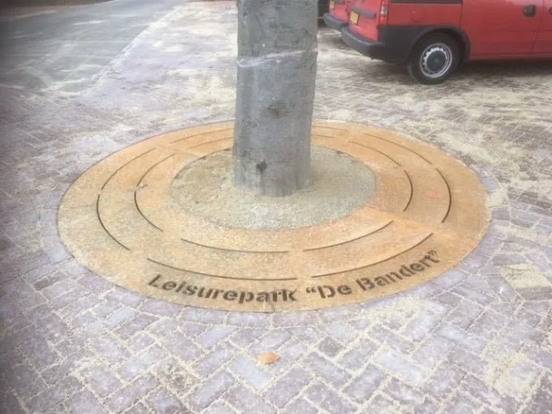 Groundlevel Samson boomrooster cortenstaal maatwerk