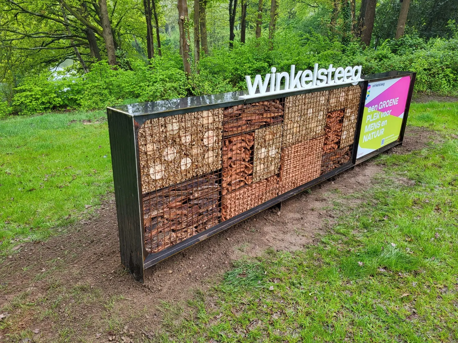 Jaap de Vries Lincoln insectenhotel cortenstaal