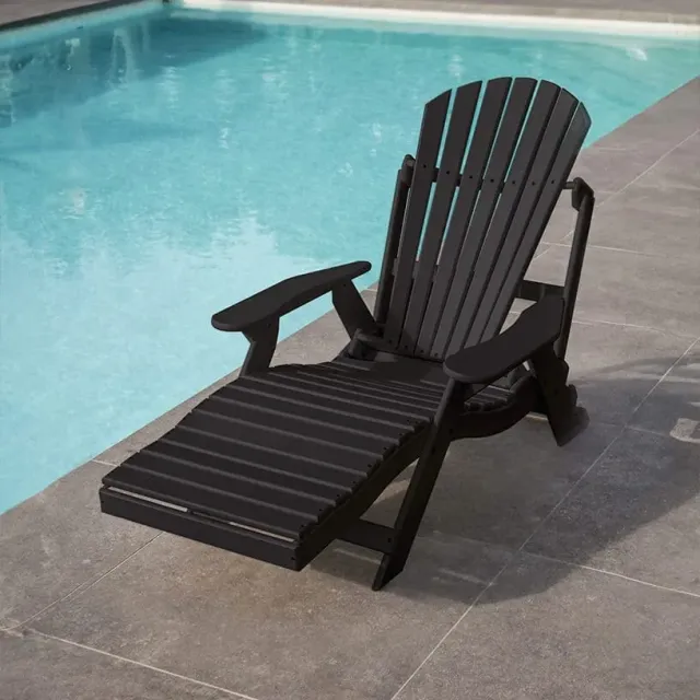Comfychair Bain de Soleil Noir zonnebed zwart