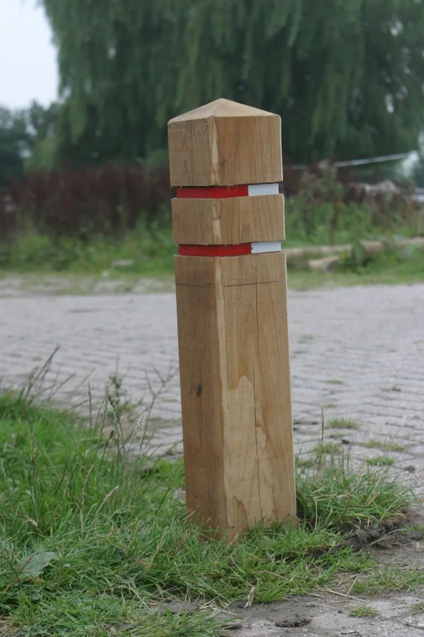 Jaap de Vries Producties Wenen antiparkeerpaal 11x11x150 eikenhout