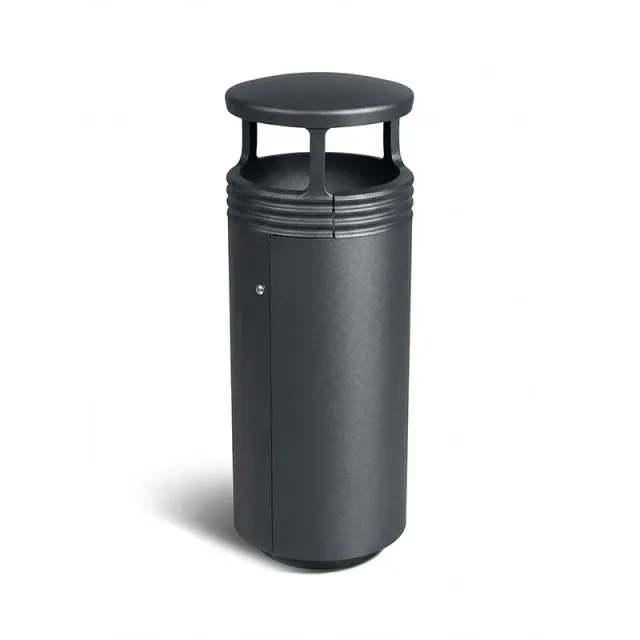Groundlevel Samson Center afvalbak staal 70 liter