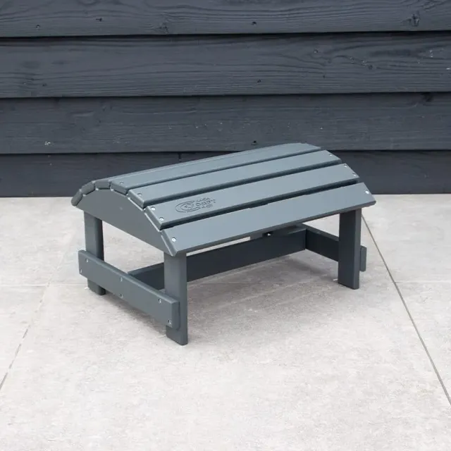 Comfychair voetenbankje grijs onderhoudsarm