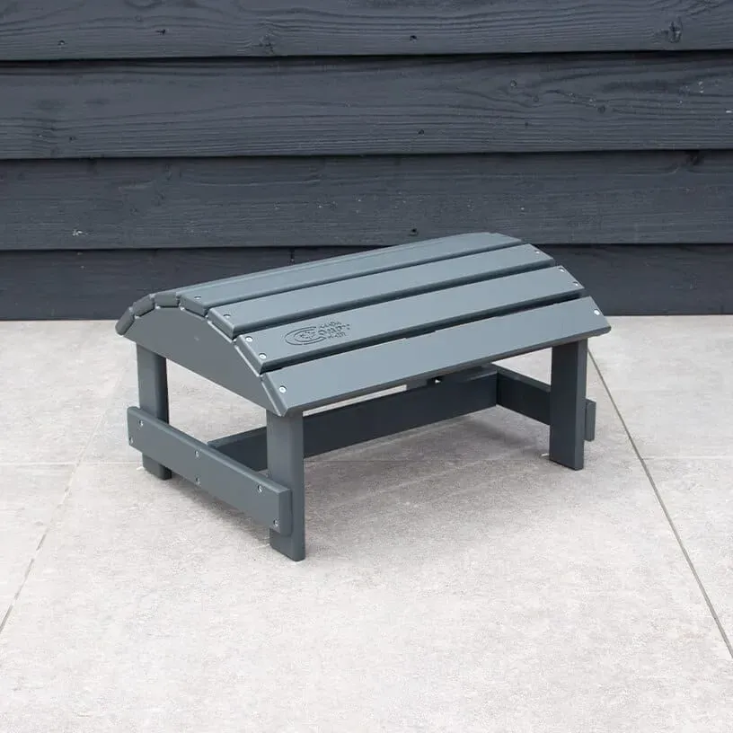Comfychair voetenbankje grijs onderhoudsarm