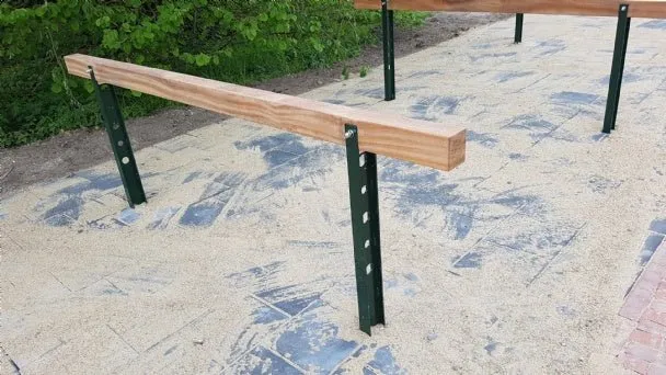 Groundlevel Texel Samson fietsbeugel hout 200cm