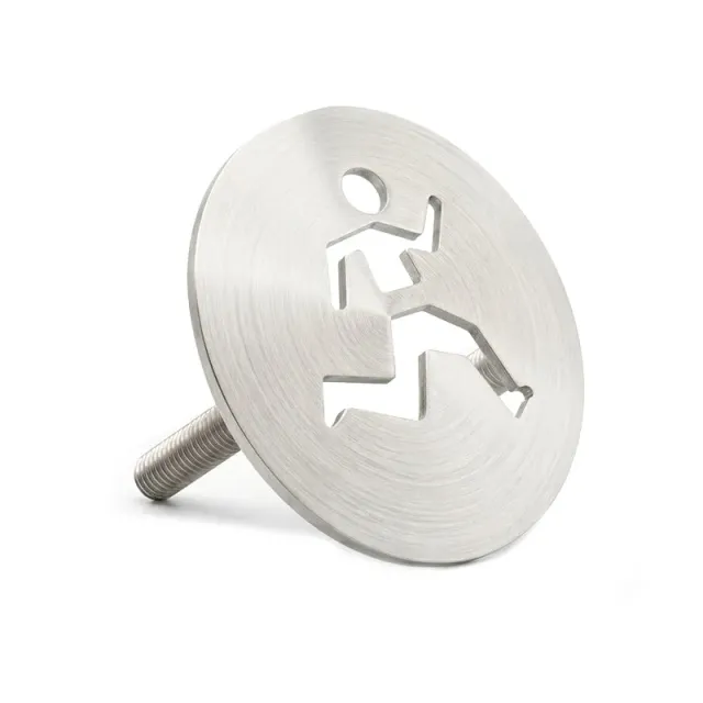 Groundlevel Loper markeernagel CorTenstaal 120 mm rond