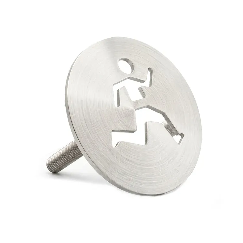 Groundlevel Loper markeernagel CorTenstaal 120 mm rond