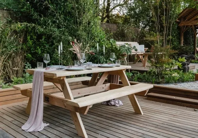 Jaap de Vries Nevada 180 picknicktafel 4-6 personen