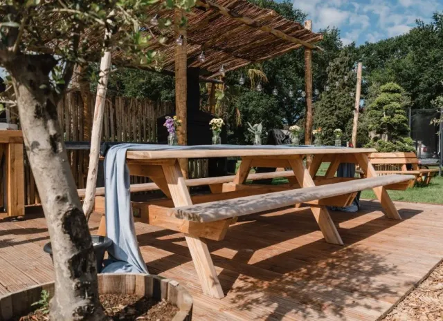 Jaap de Vries Producties Nevada 400 picknicktafel Douglas 10-14 pers.