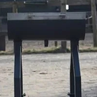 Jaap de Vries Mammoet BBQ Medi barbecue RVS 92,5 cm