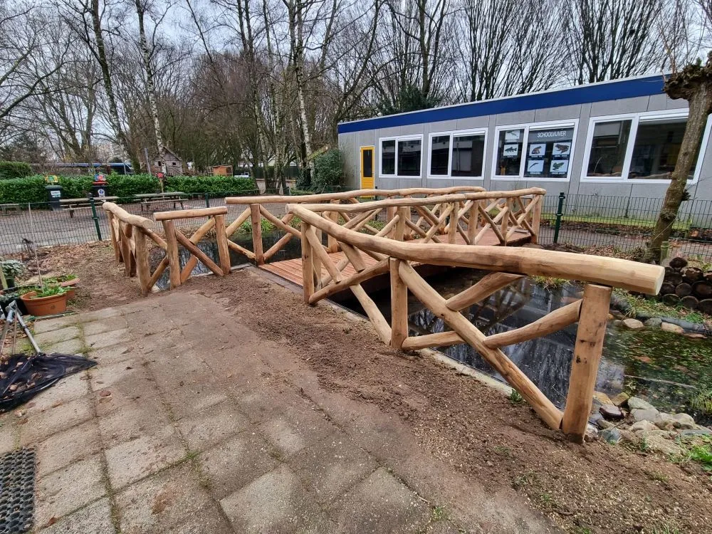 Jaap de Vries Sunderland brug houten toegangsbrug