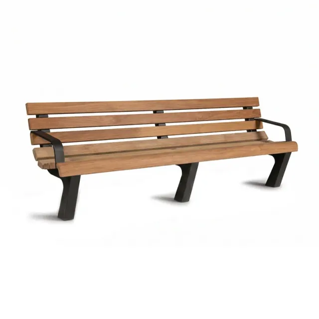 Groundlevel BRAVO zitbank hout 5,05 meter