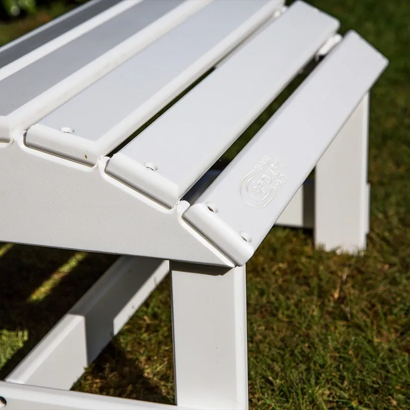 Comfychair Reposapiés voetenbank wit