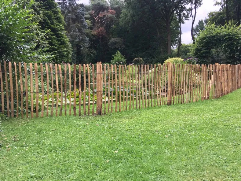 Jaap de Vries Producties Engels hekwerk 100 cm kastanjehout