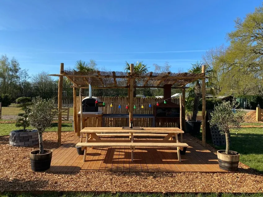 Jaap de Vries Producties Nevada 400 picknicktafel Douglas 10-14 pers.