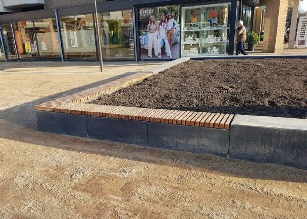 Groundlevel Samson Naut zitting hout voor zitrand 450mm