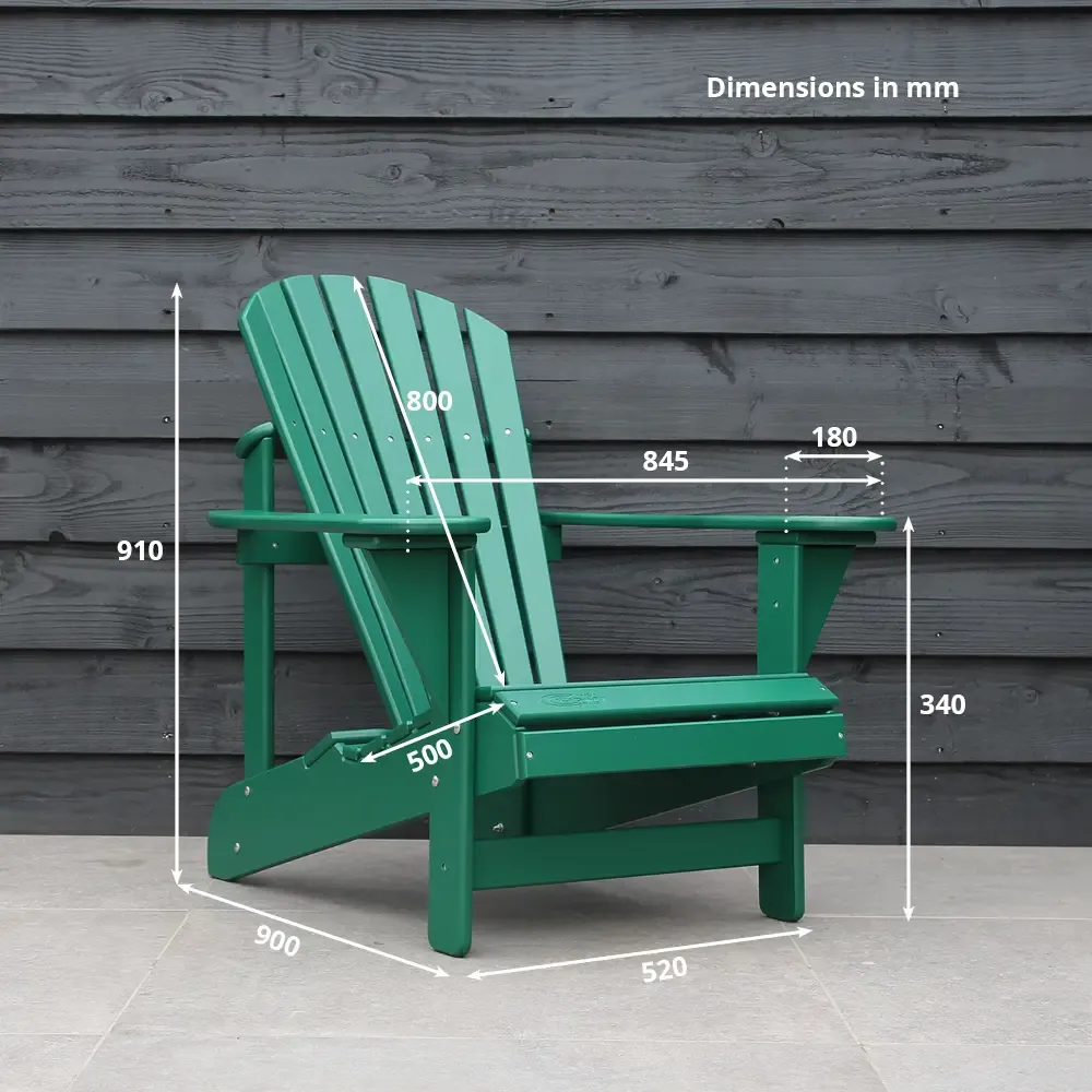 Comfychair Original tuinstoel dennengroen weerbestendig