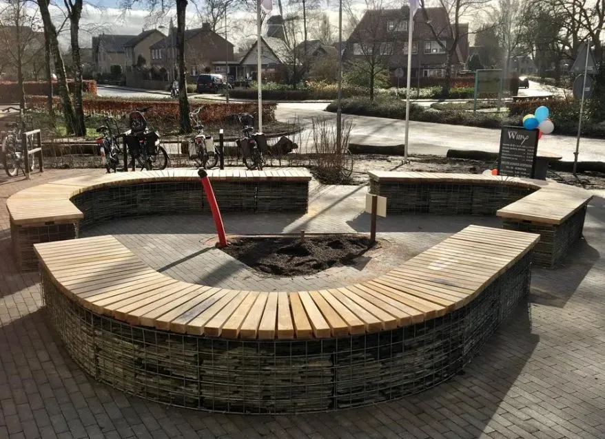 Jaap de Vries Hull Street Design zitbank staal eiken