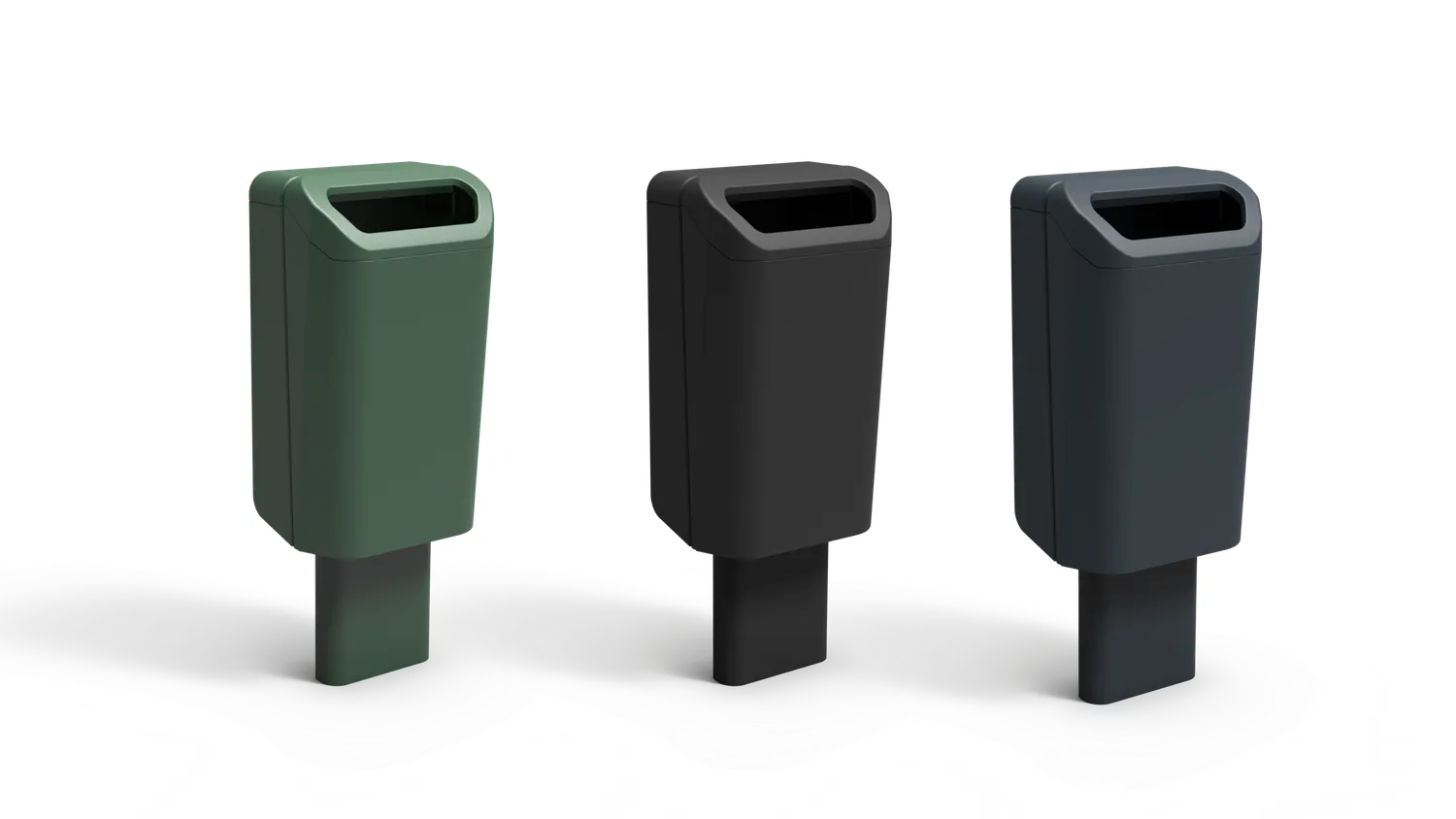 Inter Design Dulce afvalbak 50 liter buiten met voet