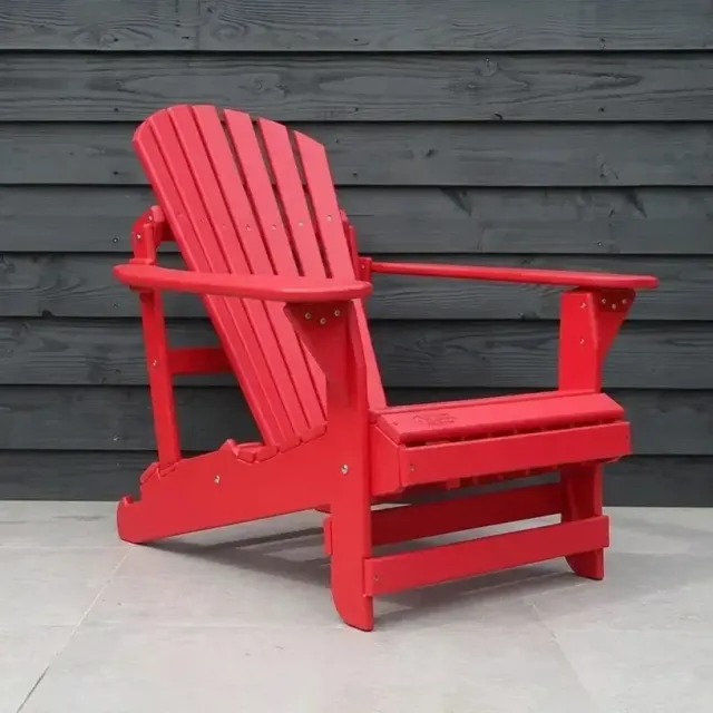 Comfychair Reclining ligstoel rood kunststof