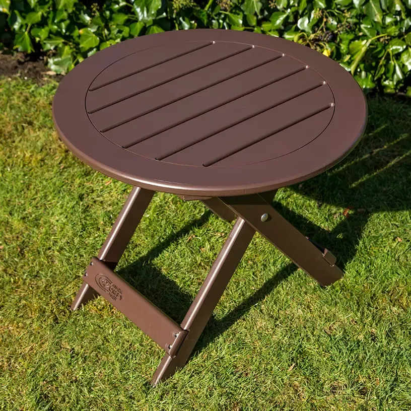 Comfychair Side Table bijzettafel donkerbruin weerbestendig