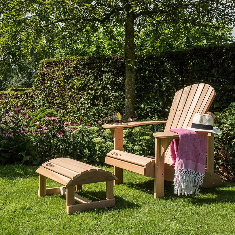 Comfychair Repose Pieds voetenbank hout voorgemonteerd