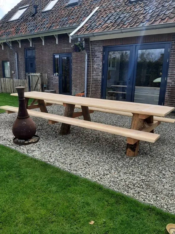 Jaap de Vries Atlanta 400 picknicktafel 12-16 personen Douglas
