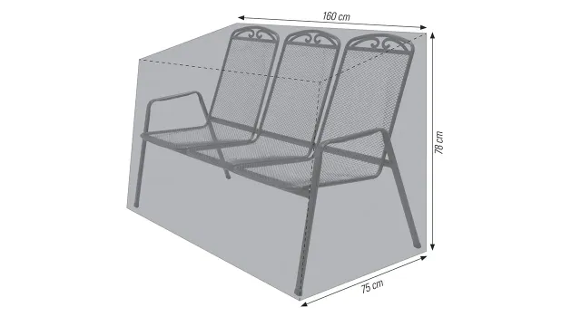 ACAMP Cappa beschermhoes tuinbank 160x75x78 winddicht