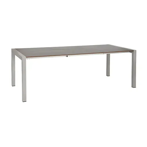 ACAMP Auris Extension uitschuiftafel HPL RVS uitschuifbaar