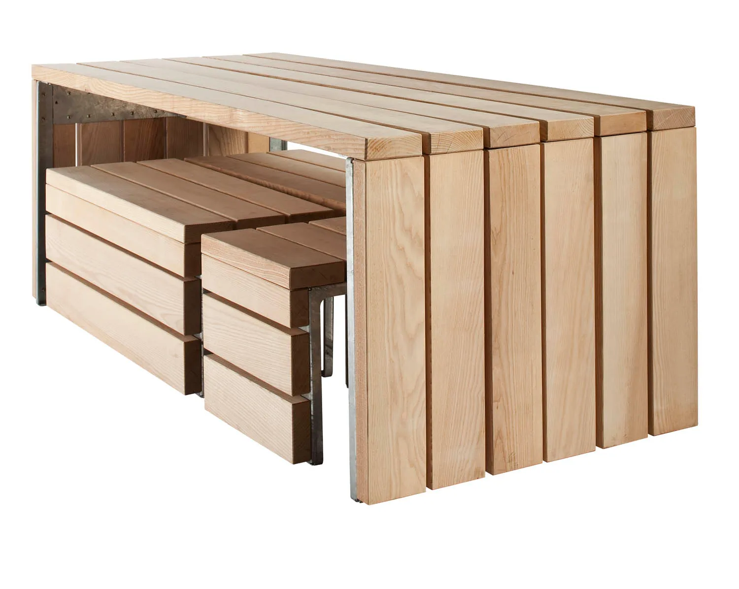 Inter Design Link bank met rugleuning buitenbank
