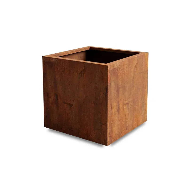 Groundlevel Samson Cortenso plantenbak cortenstaal hijsbaar
