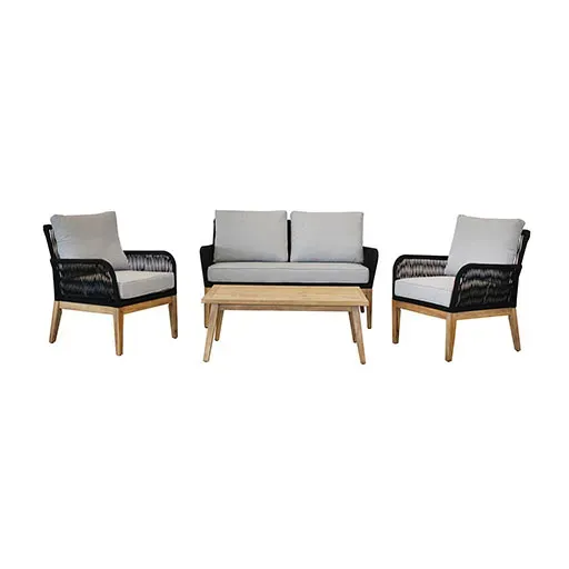 ACAMP Mykonos loungeset 4-delig acacia