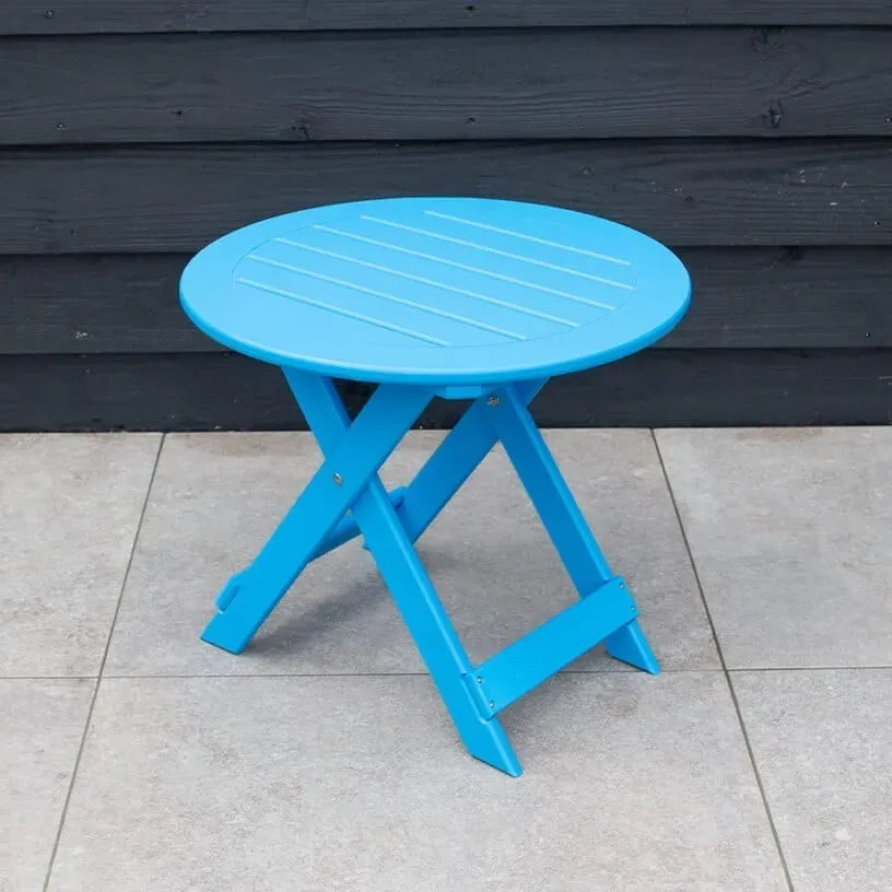 Comfychair Sidobord bijzettafel lichtblauw plastic