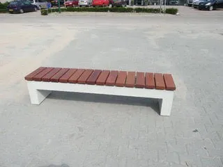 Groundlevel Mikala houten zitting 180x45cm hardhout