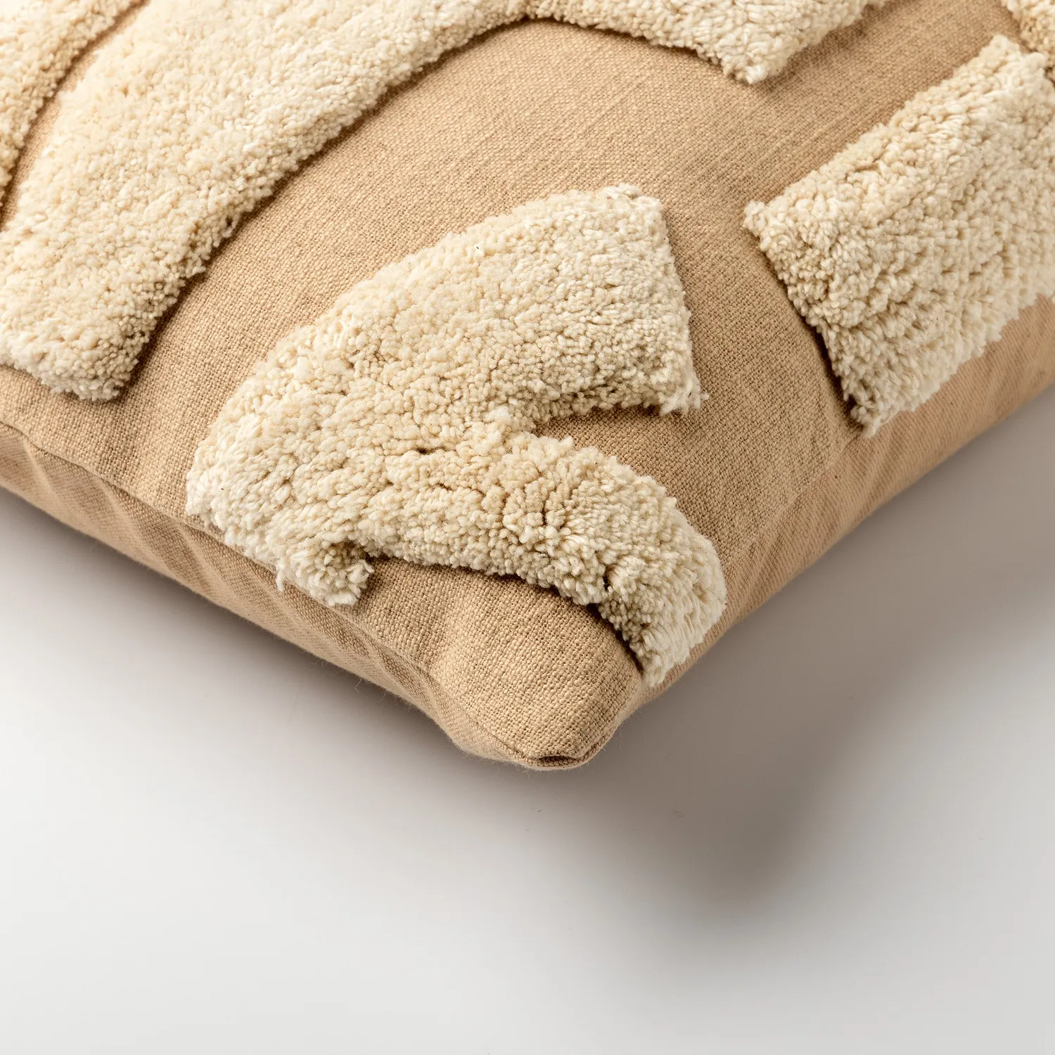 Dutch Decor Milas sierkussen 30x50 cm semolina