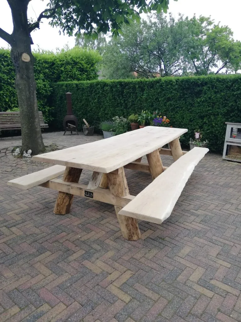 Jaap de Vries Producties Liberty 300 picknicktafel eiken 8-12 personen