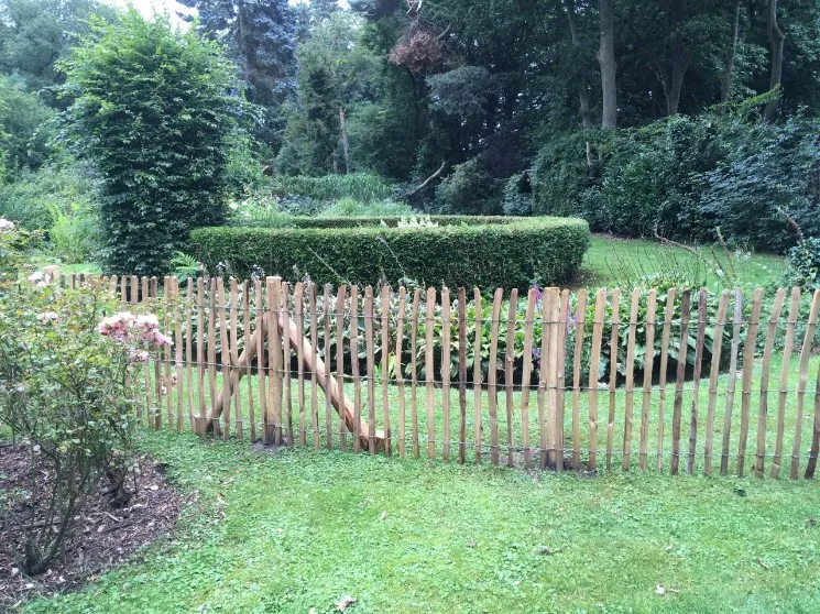 Jaap de Vries Producties Engels hekwerk 100 cm kastanjehout