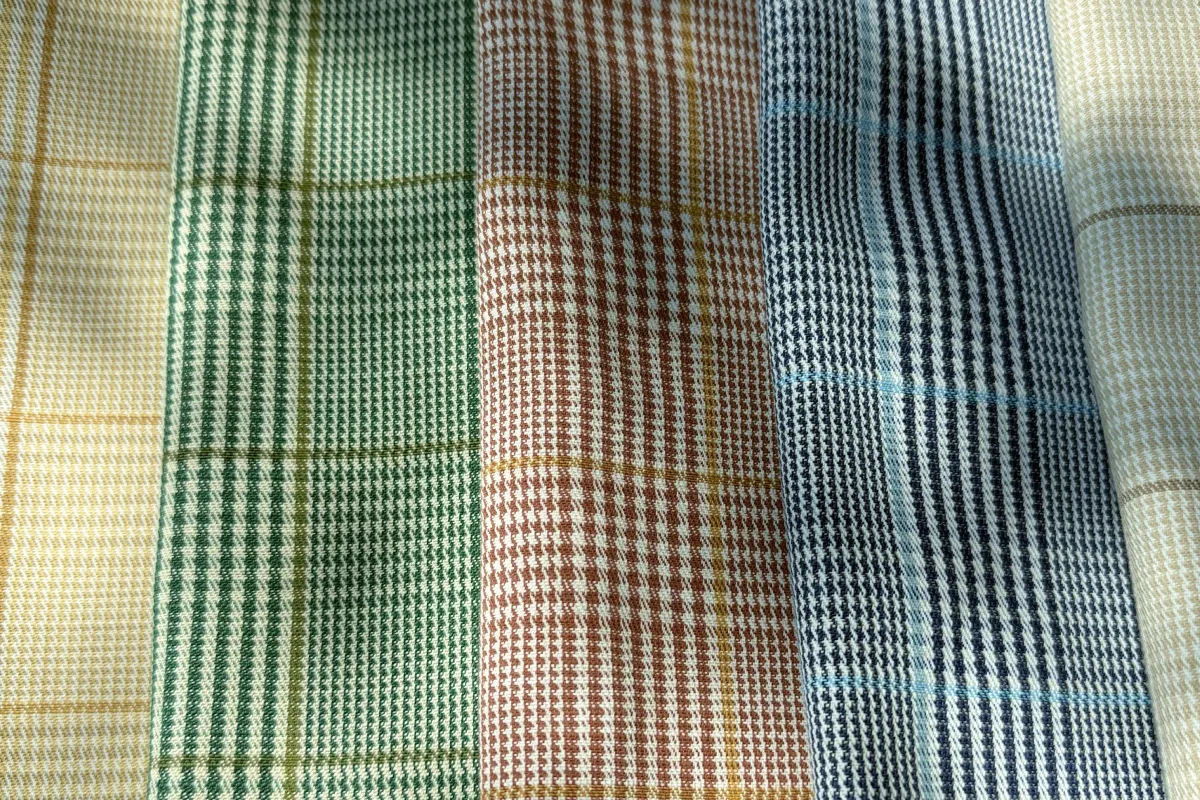 Sutherland Furniture Tailored Check buitenstof ruit beige