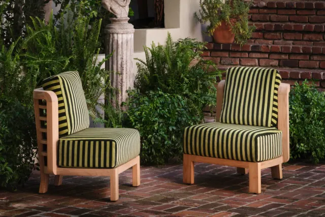 Sutherland Furniture Club Stripe buitenstof gestreept weerbestendig