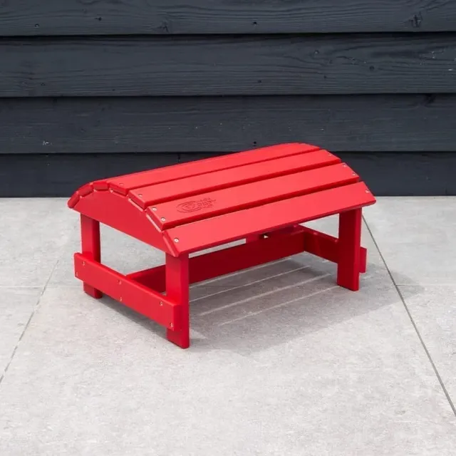 Comfychair Voetenbankje Rood weerbestendig